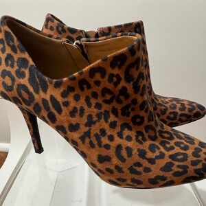 Jessica Simpson Animal Print Heeled Boots